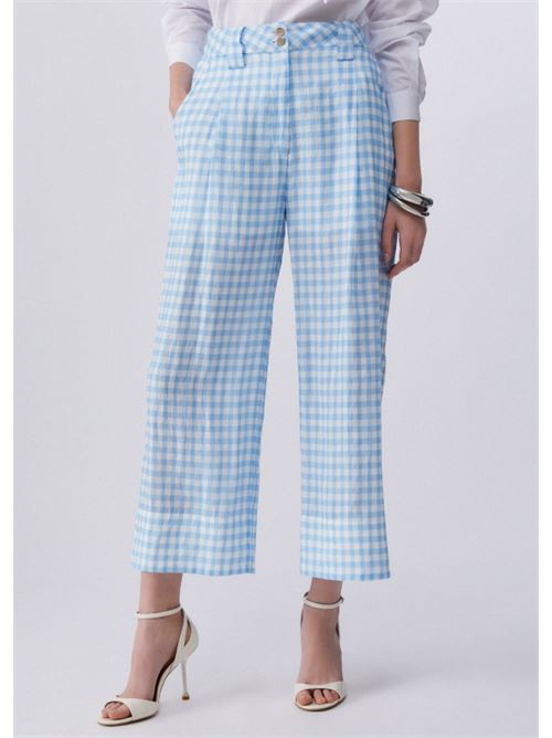 Pantaloni in vichy Liu Jo | WA6303T9426.P9242